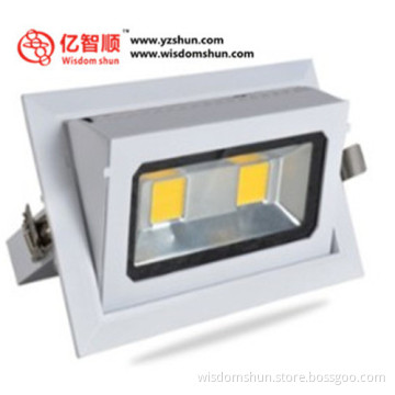 15W 20w 30w 8inch recessed COB ledHot selling ip44 dimmable square recessed decorative led downlight 3w
